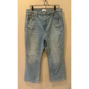 PISTOLA NWT Ally High Rise Ankle Boot Jeans Light Blue Sz 33 Organic Cotton $178